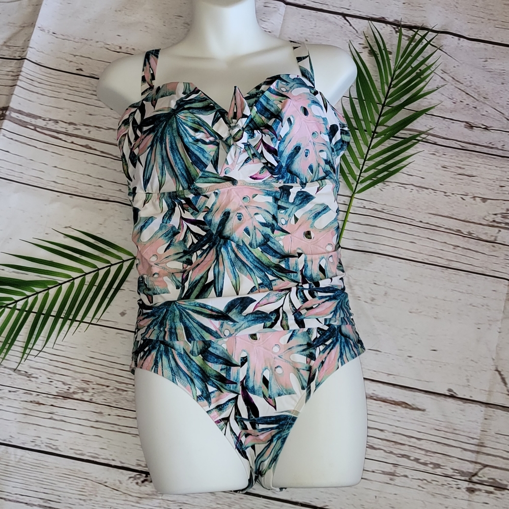 Alex Marie Tropical One Piece Swimsuit